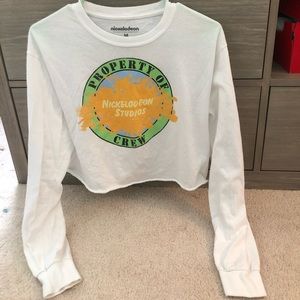 Nickelodeon crop tee